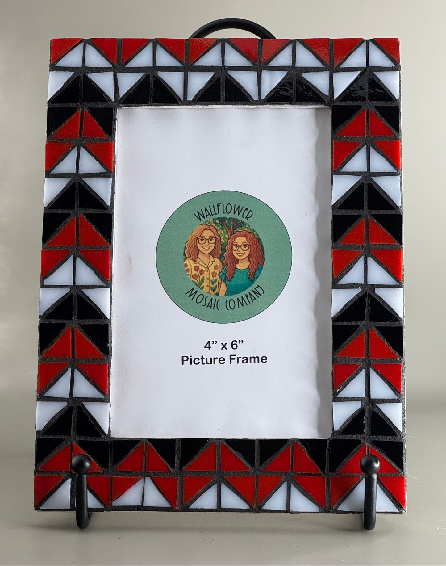 Red Chevron Picture Frame | Level 2