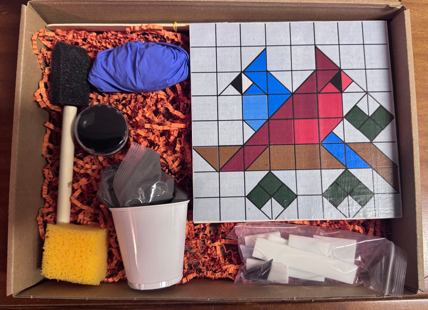 Cardinal and Blue Jay Tile | Level 2