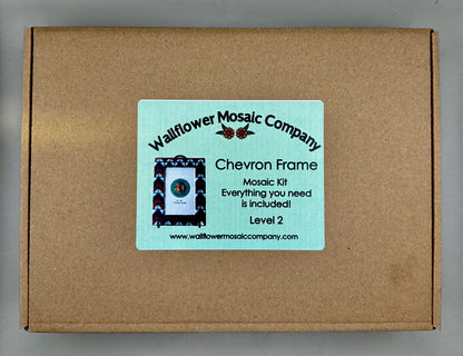 Red Chevron Picture Frame | Level 2